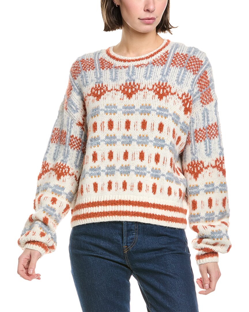 

Пуловер MOTHER из шерстяной смеси, бежевый