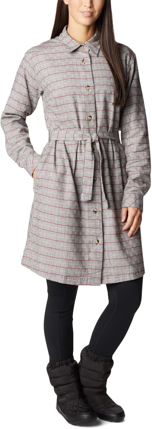 

Платье Columbia Womens Holly Hideaway Flannel, Chalk Simple Tartan