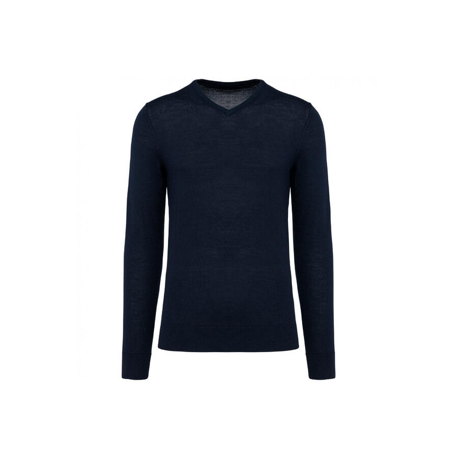 

KARIBAN Свитер с V-образным вырезом из мериносовой шерсти Карибан Премиум