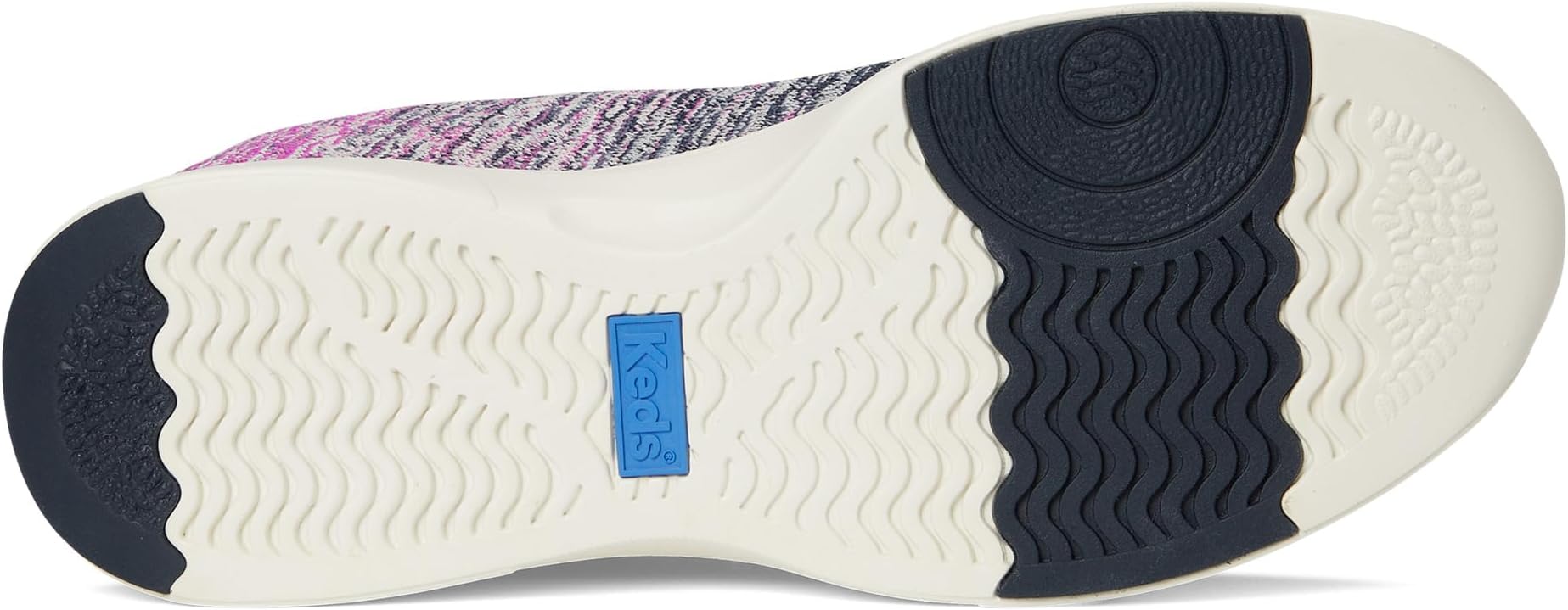 Кроссовки Keds Women's Bliss Walk Lace-Up, Navy/Fuchsia Engineered Knit — фото 3