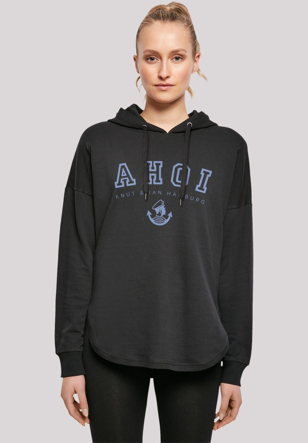 

Толстовка OVERSIZED AHOI KNUT & JAN HAMBURG - Hoodie F4NT4STIC, черный