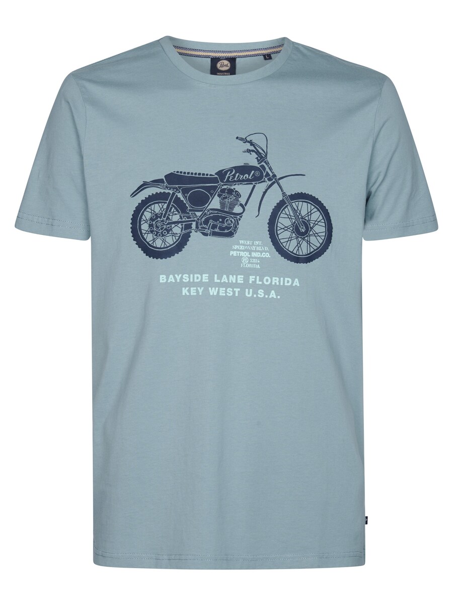 

Рубашка Petrol Industries Manta, цвет Navy/Smoke blue/Light blue