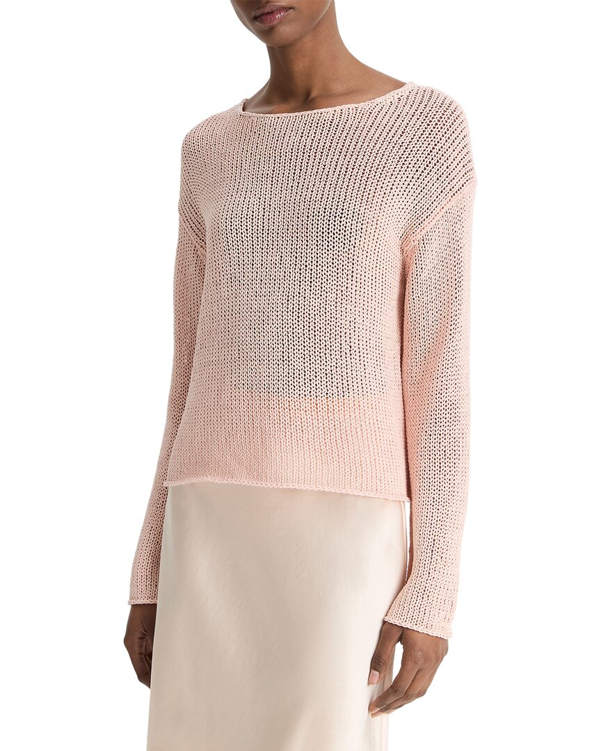 

Пуловер с покрытием Vince, розовый