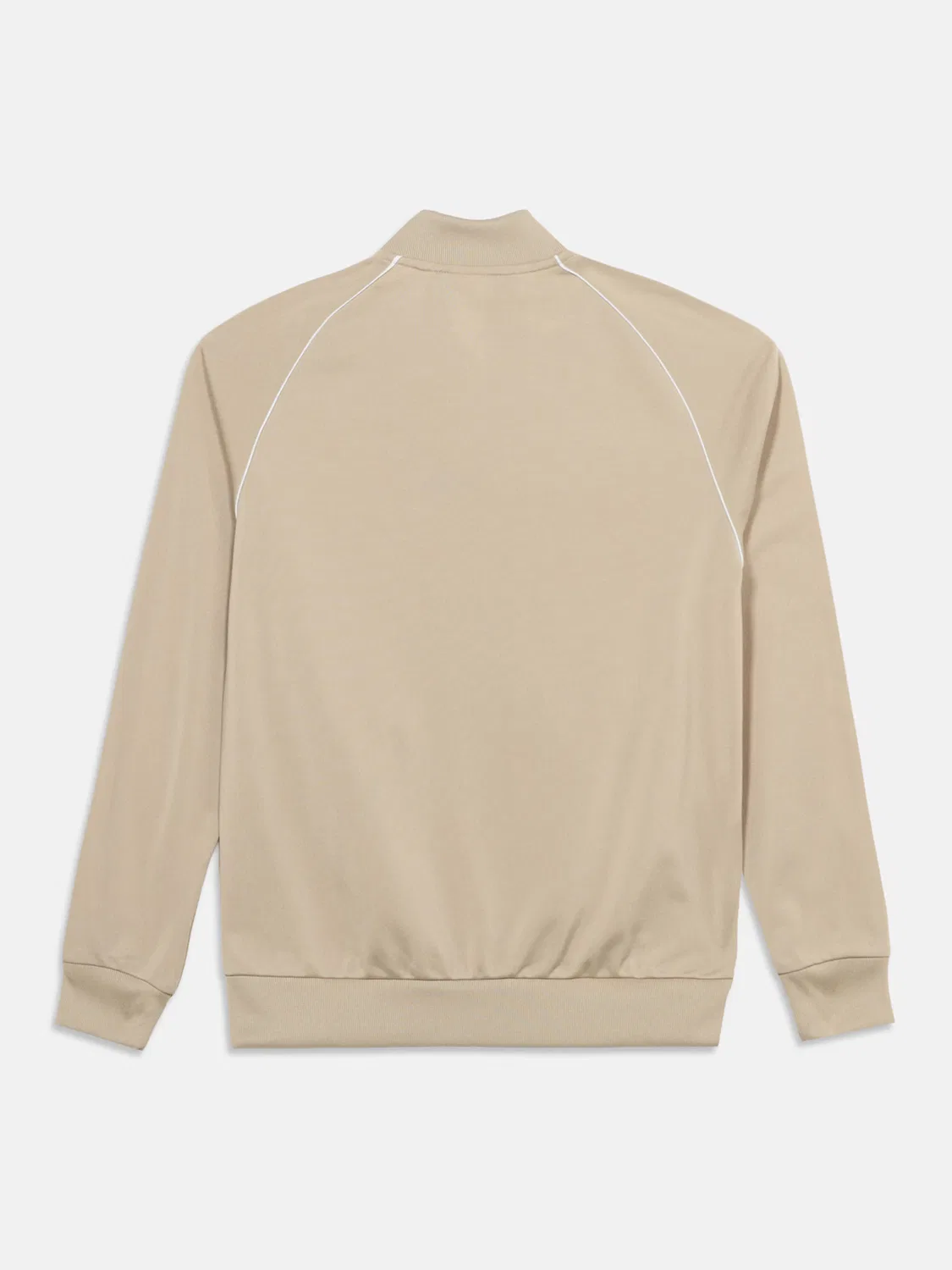 Толстовка на молнии Adidas Originals SST Track бежевого цвета — фото 2