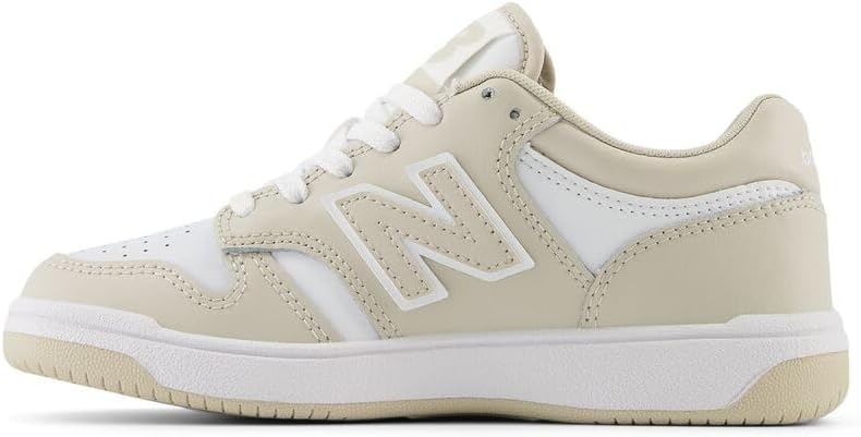 Детские кроссовки New Balance 480 V1 на шнуровке (унисекс), белый — фото 2