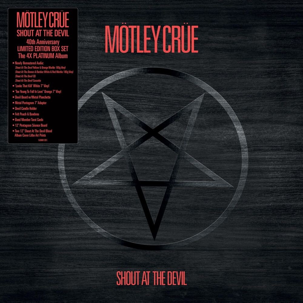 

Виниловая пластинка LP Shout At The Devil [40th Anniversary Box Set] [Color Vinyl] - Mötley Crüe