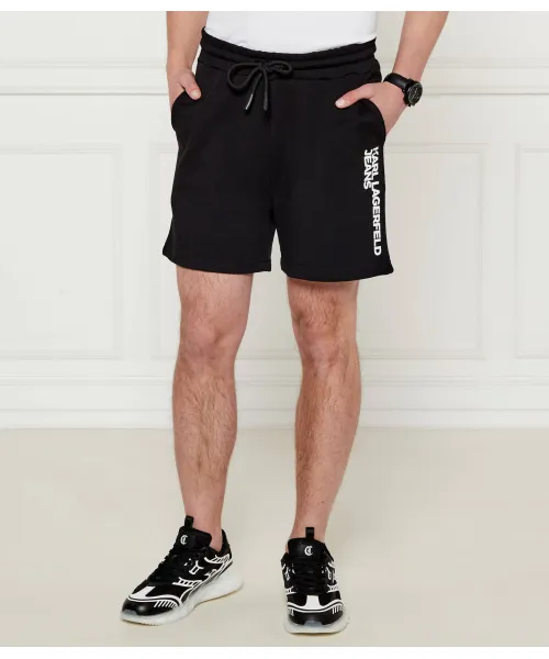 

Шорты Regular fit Karl Lagerfeld Jeans, черный