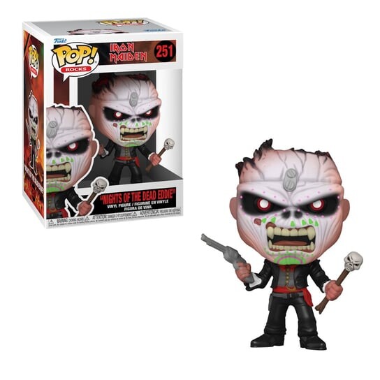 

Funko POP! Скалы, коллекционная фигурка, Iron Maiden, Nights of the Dead Eddie