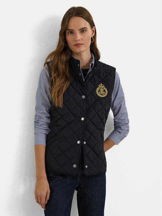 

Утепленный жилет straight fit 297951276004 Lauren Ralph Lauren, синий