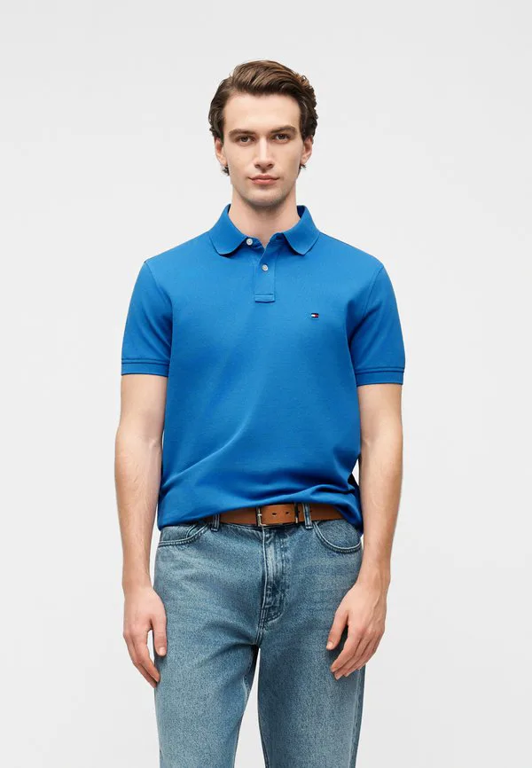 Рубашка-Поло из пике стандартного кроя 1985 года Tommy Hilfiger, Blue Orbit