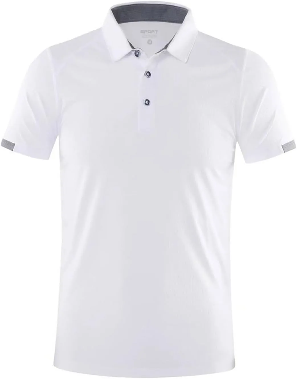 

Мужская футболка Kaerm с коротким рукавом, быстросохнущая, контрастный воротник