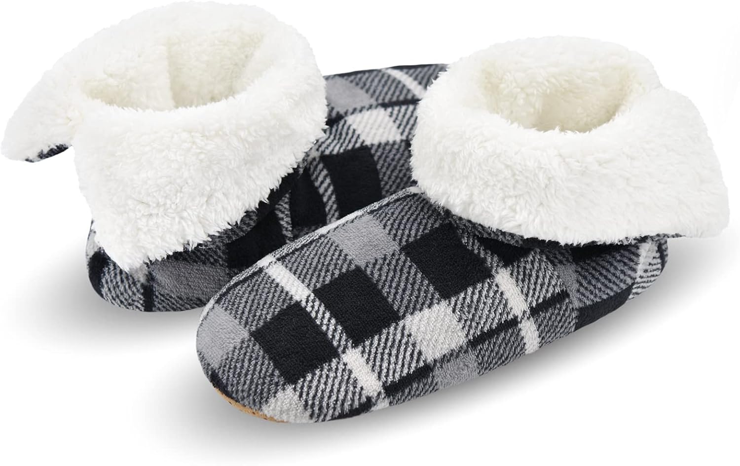 

Мужские тапочки-носки Keyela, мягкие, уютные, толстые, для дома с противоскользящей подошвой, черный