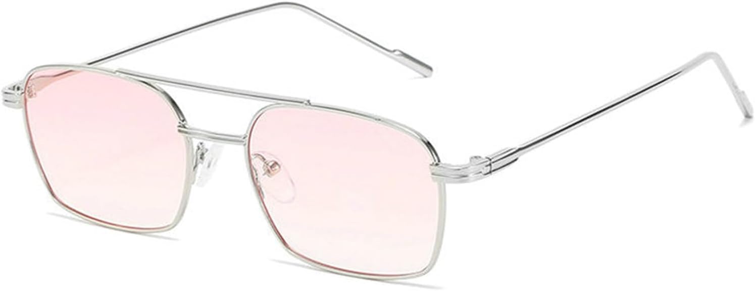 

Солнцезащитные очки Willochra Fashion Square Pilot для женщин и мужчин, модные ретро-очки с золотой металлической двойной перемычкой для активного отдыха, защита от ультрафиолета UV400, C4