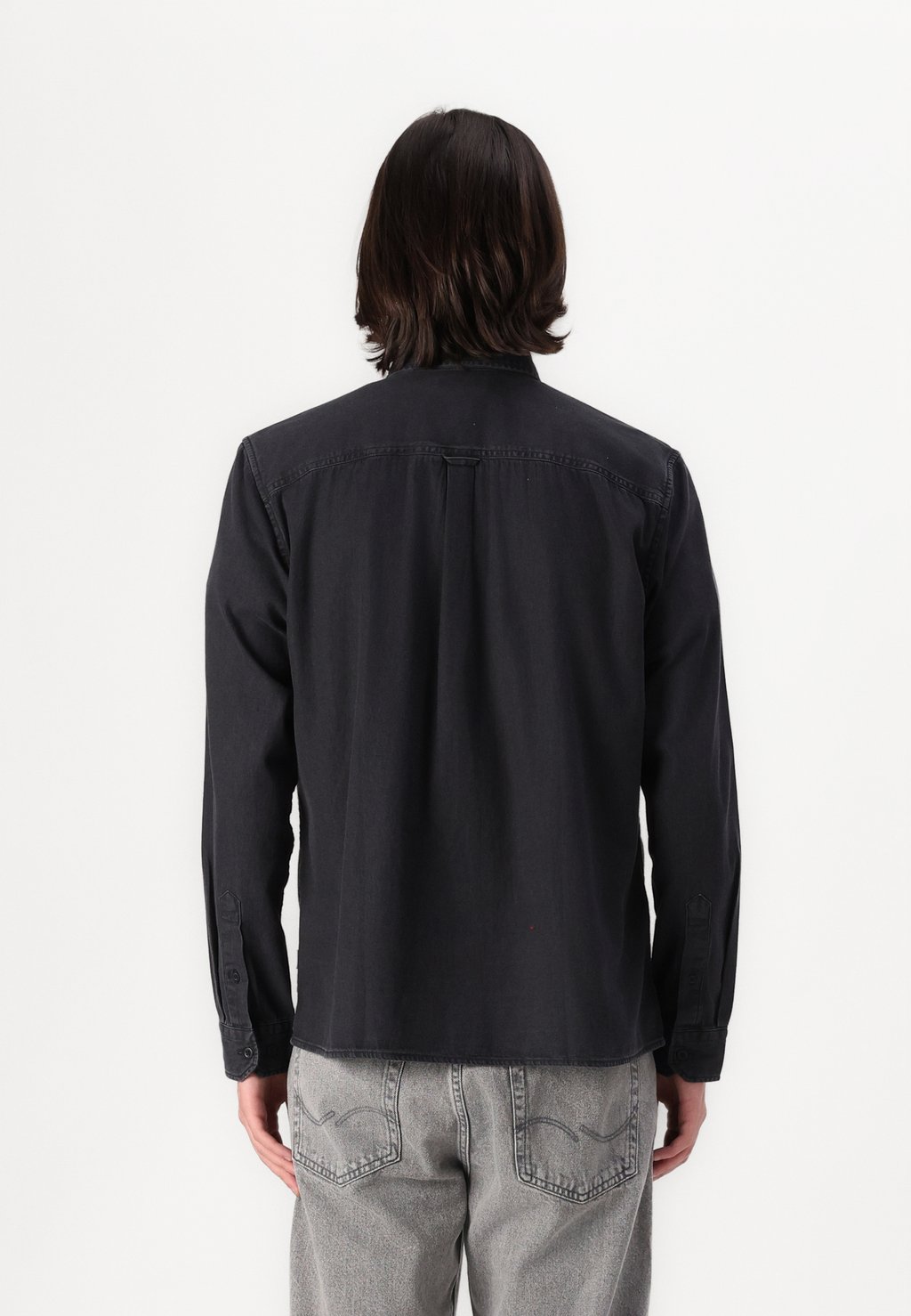 

Рубашка JJETRAVIS Jack & Jones, черный деним