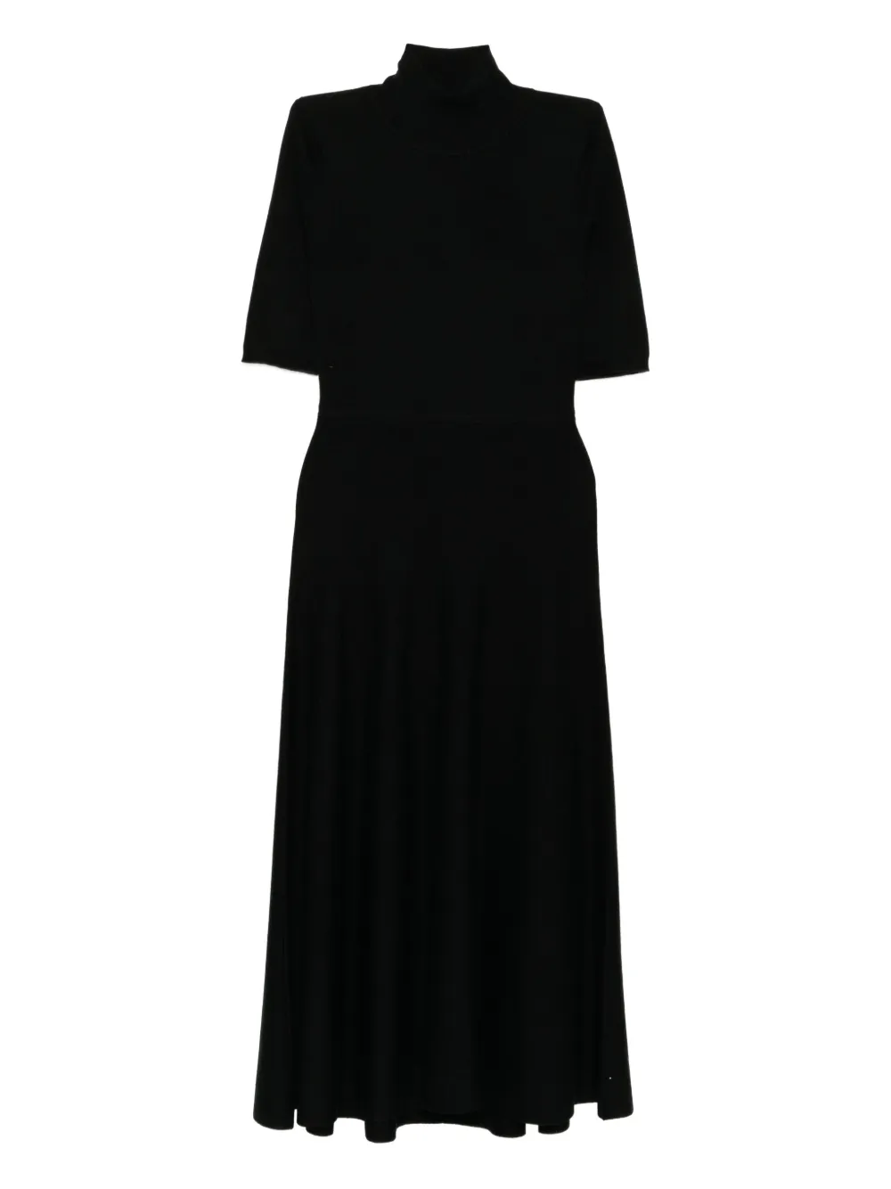 

Платье с короткими рукавами N.Peal, черный