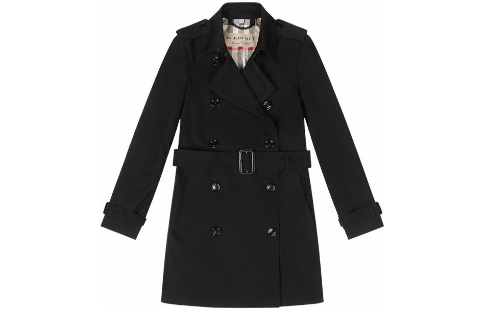 

Тренч Burberry черный женский, черный + упаковка в подарочном пакете (подарочный пакет в комплекте)