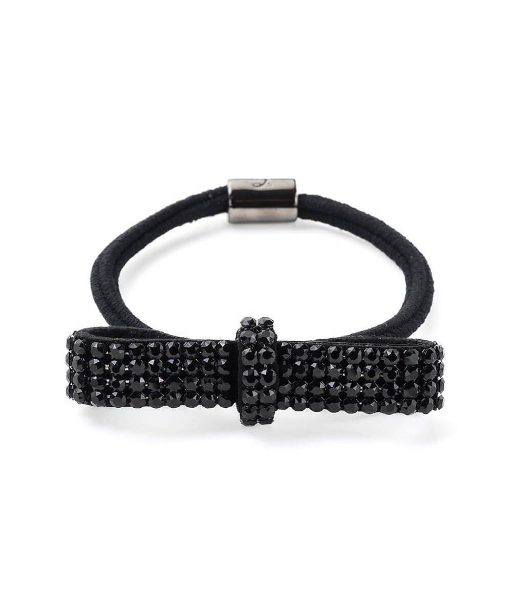 Пони с сетчатым краем из кристаллов Complex Biz, black
