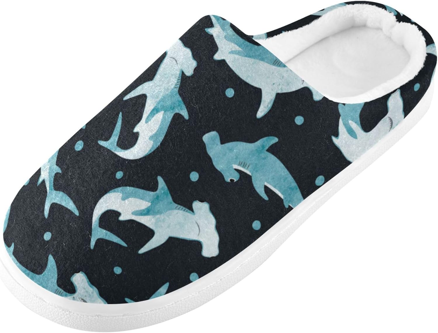 

Тапочки для женщин и мужчин, домашние тапочки с эффектом памяти для использования дома, на улице и в спальне Glaphy, голубой