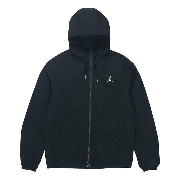 

Куртка Air Jordan SS22 Solid Color Windproof Long Sleeves Jacket Black, черный