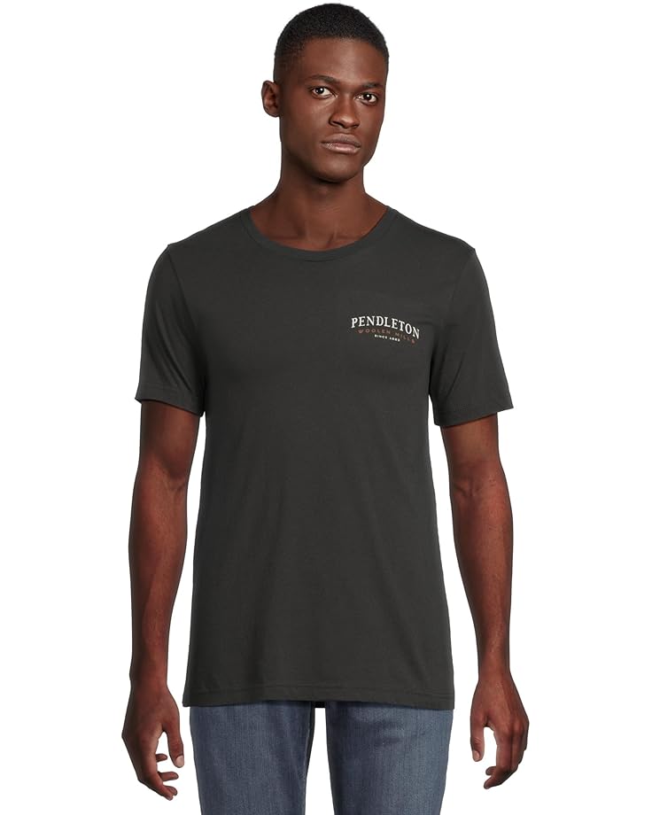 

Футболка Pendleton Cascadia Skull Graphic Tee, цвет Vintage Black/Cream