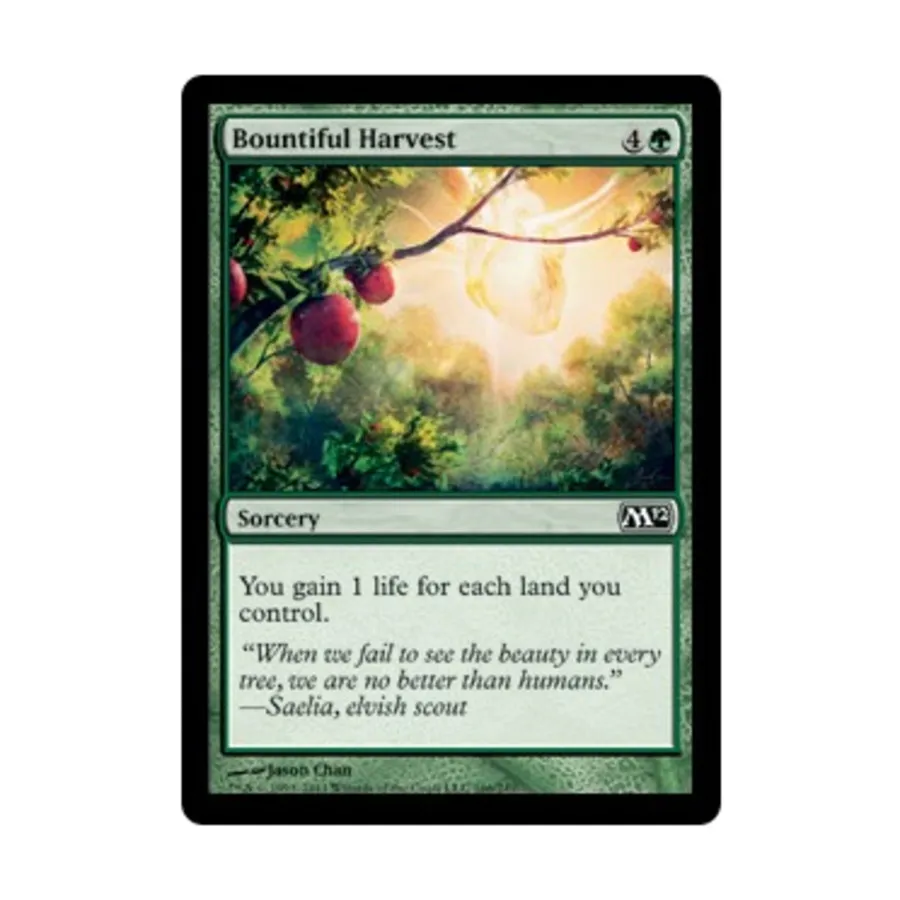 

CCG Обильный урожай (клавиша C), MTG - Magic 2012
