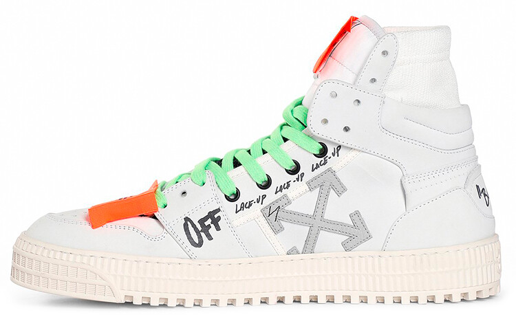 

Кроссовки мужские Off-White Off-Court, белый / светло - зеленый