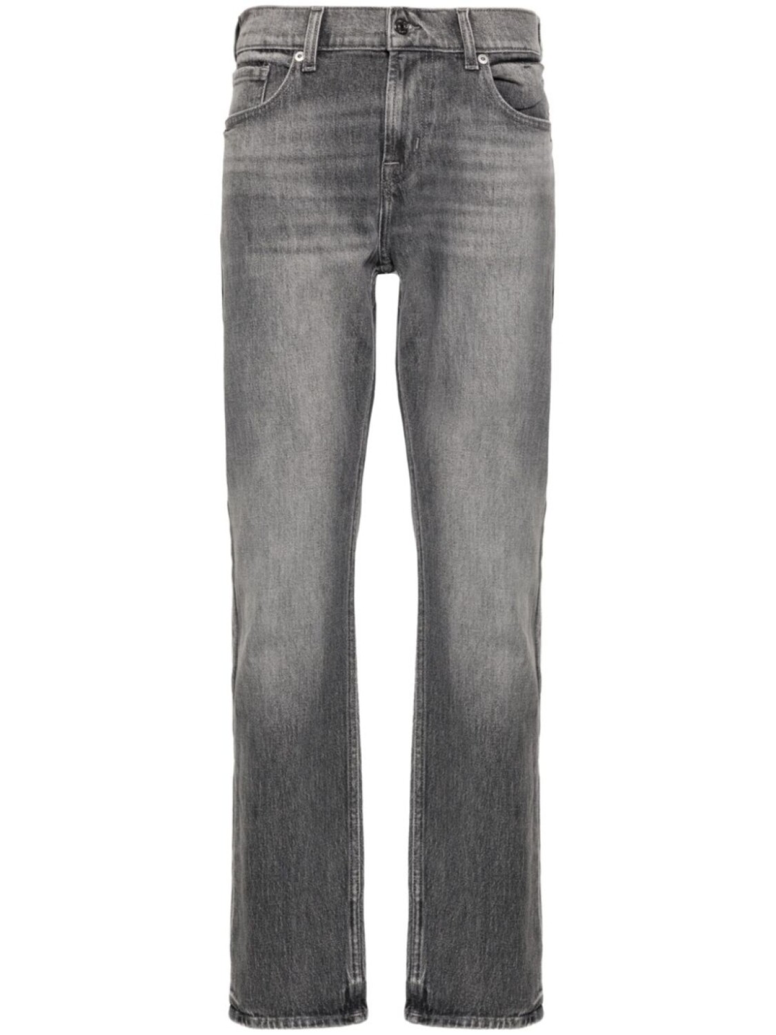 

7 For All Mankind узкие прямые джинсы, серый