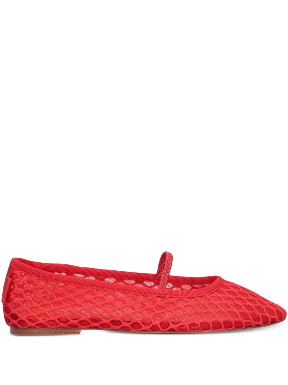 Сетчатые балетки A.P.C., красный