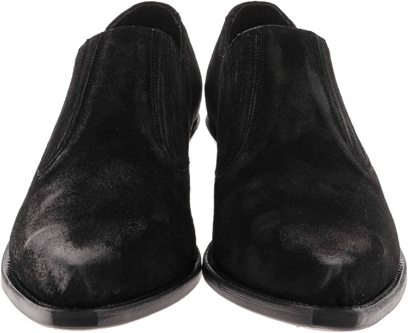 FB Fashion Boots RICO Мужские кожаные низкие ботинки в стиле вестерн Черные — фото 3