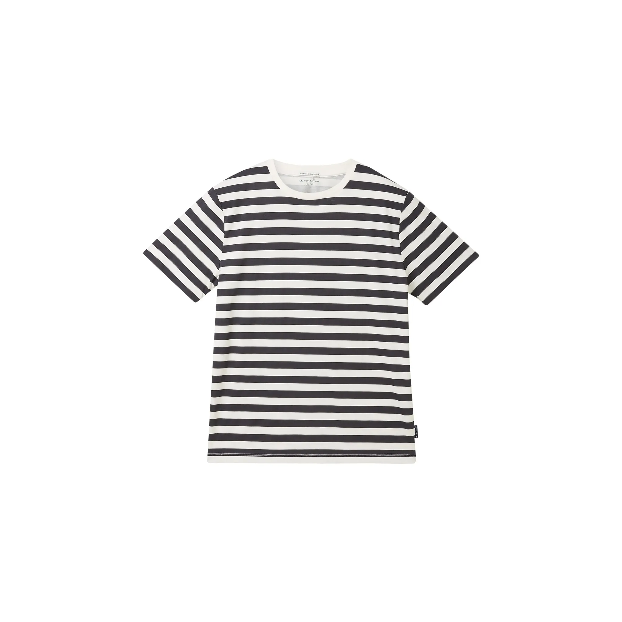 

Рубашка оверсайз TOM TAILOR из чистого хлопка, цвет foggy blue