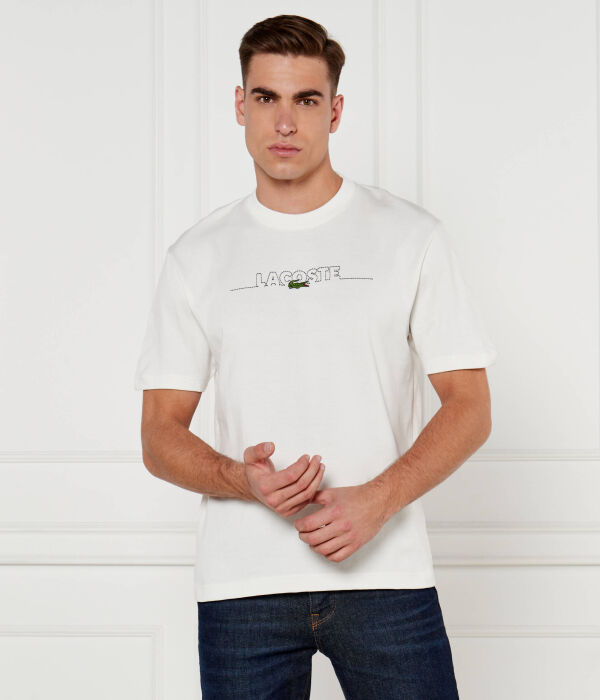 

Футболка мужская Lacoste с вышивкой, белый