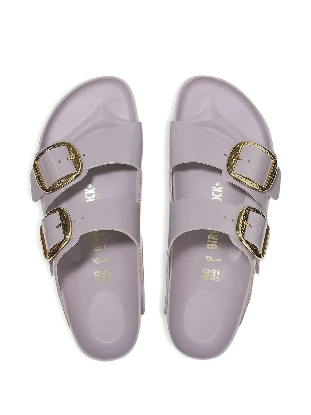Сандалии Arizona с пряжками Birkenstock, фиолетовый — фото 3
