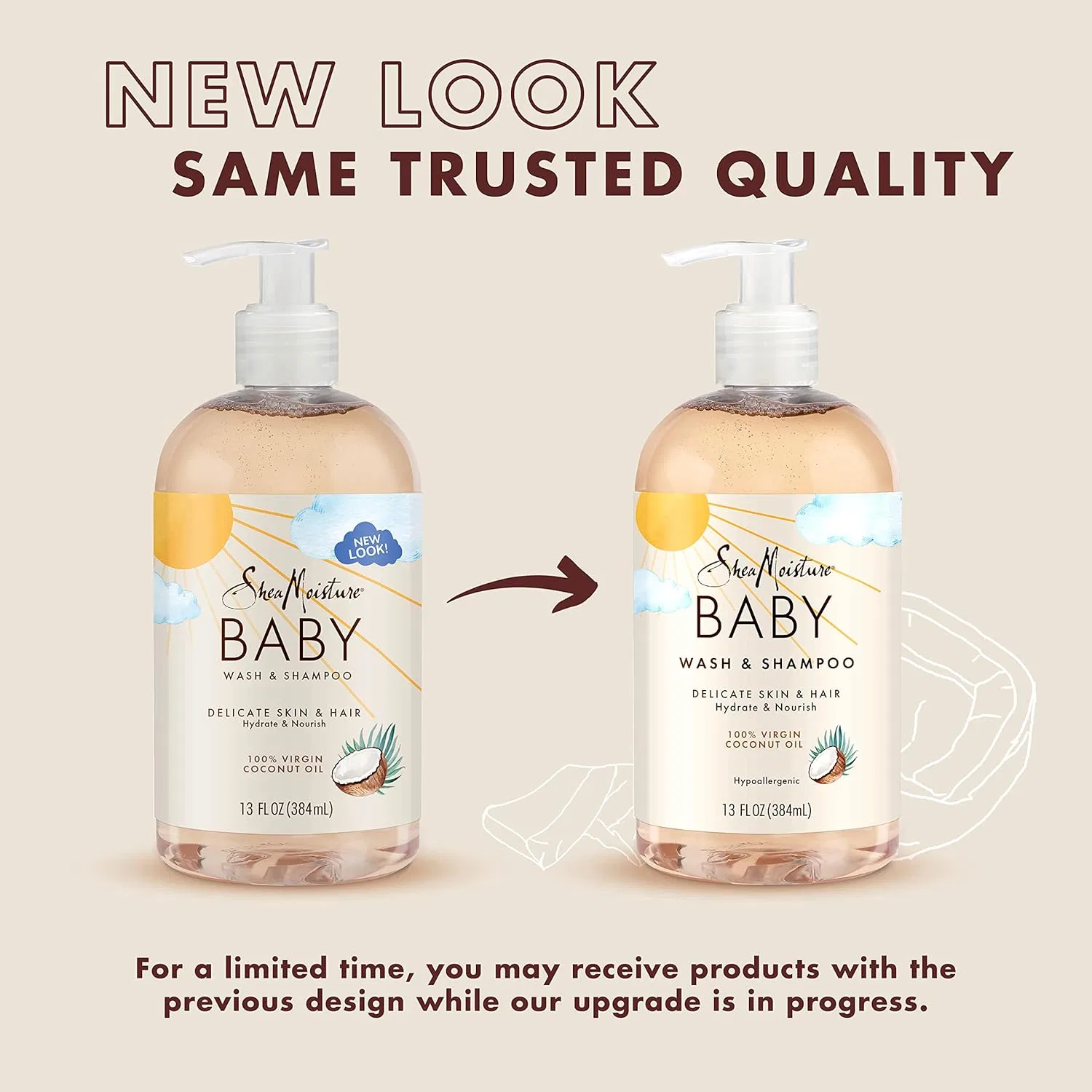 Детский шампунь и гель для душа «100% Virgin Coconut Oil» от Shea Moisture Shea Moisture, Cranberry — фото 3