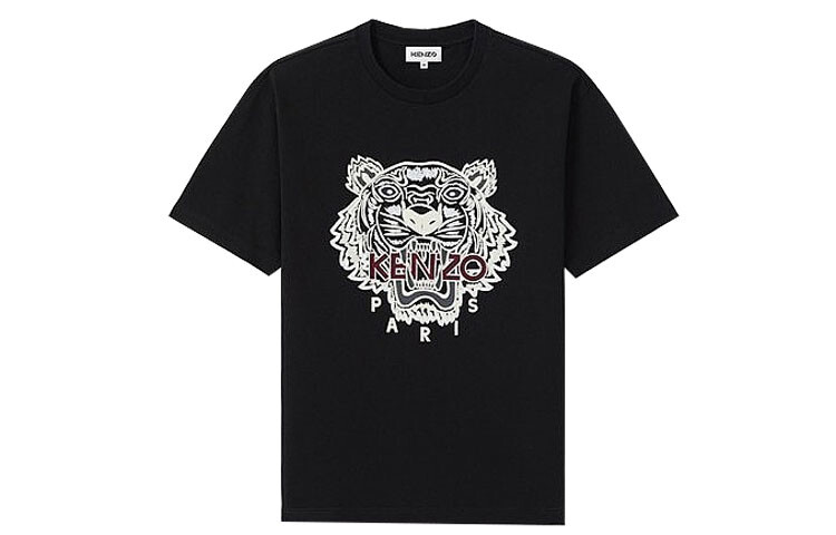 

Футболка мужская Kenzo Paris с принтом, черный / белый