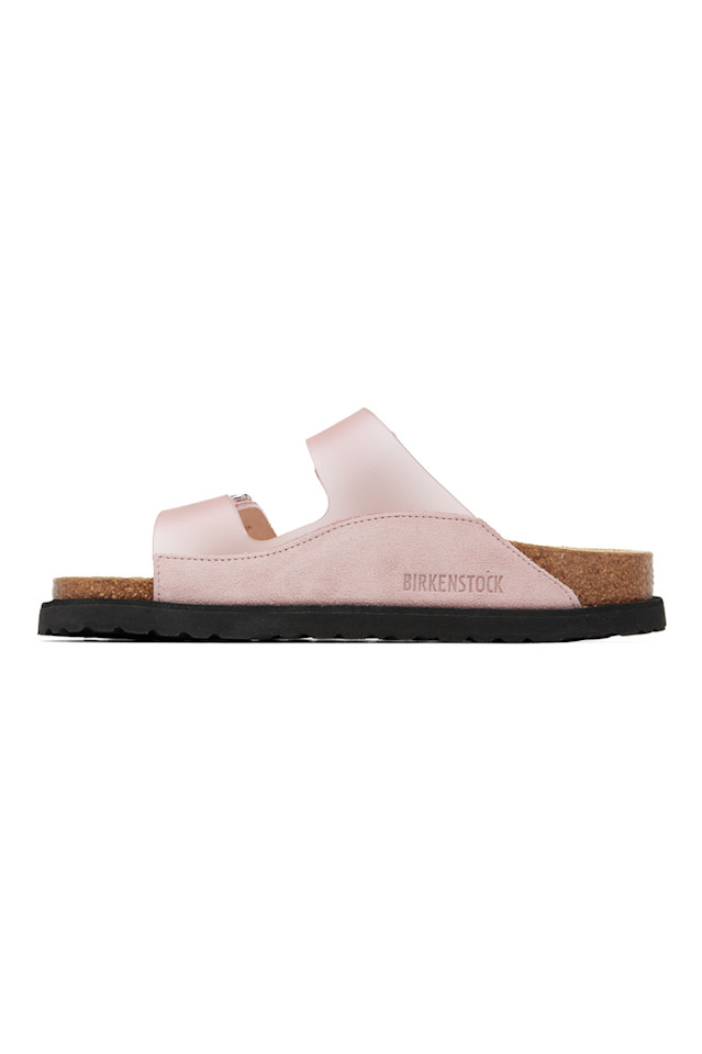 1774 Arizona PVC молочные сандалии Birkenstock, цвет chintz rose — фото 3