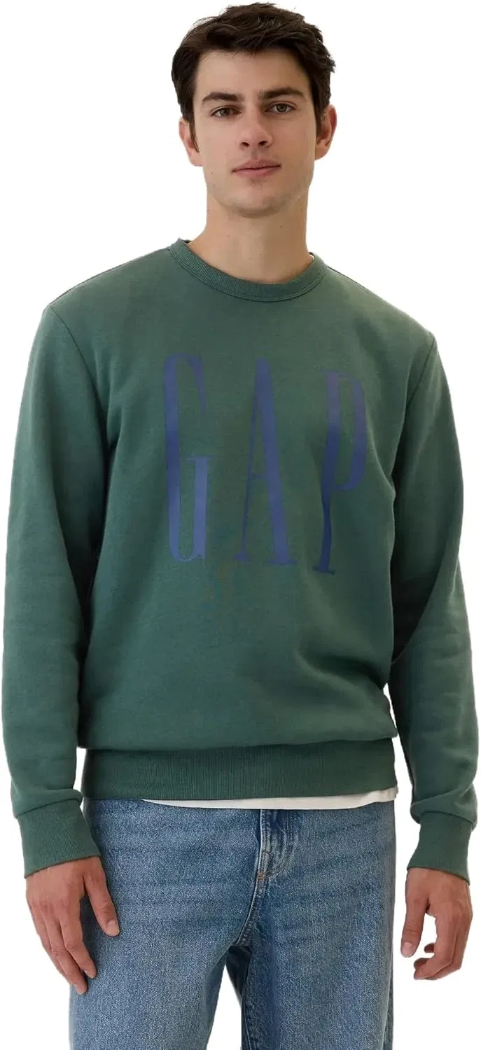 Свитшот флисовый GAP, цвет Moores Green