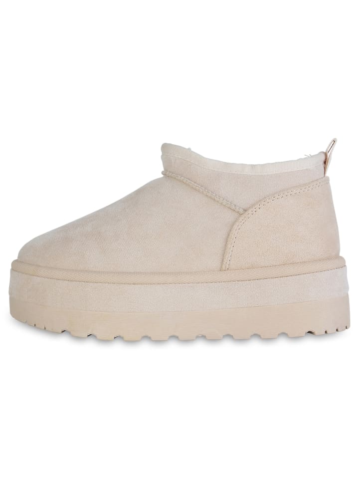 Ботильоны VAN HILL Winter Boots Aurora, бежевый — фото 2