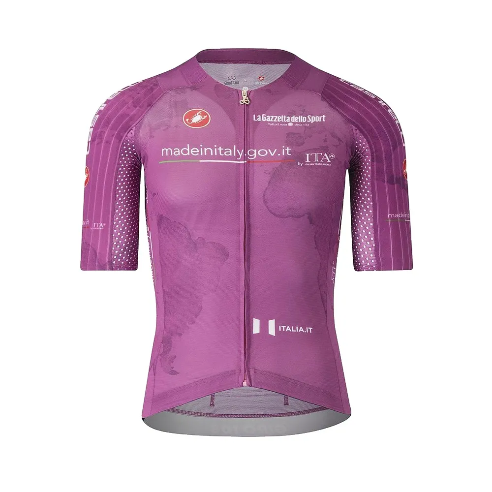 

Джерси Castelli #GIRO108 Race 8S short sleeve, фиолетовый