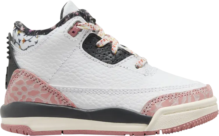 

Кроссовки Air Jordan 3 Retro TD 'Vintage Floral', белый