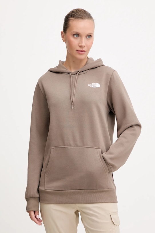 

Толстовка Simple Dome The North Face, коричневый