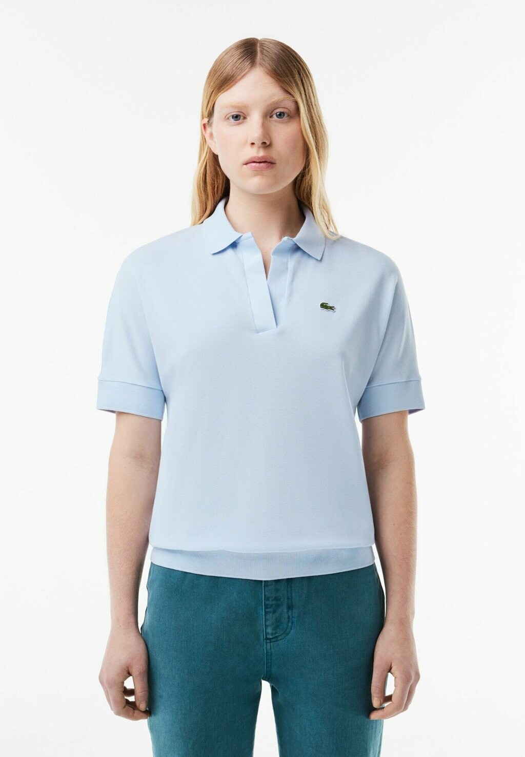 

Поло Lacoste, синий