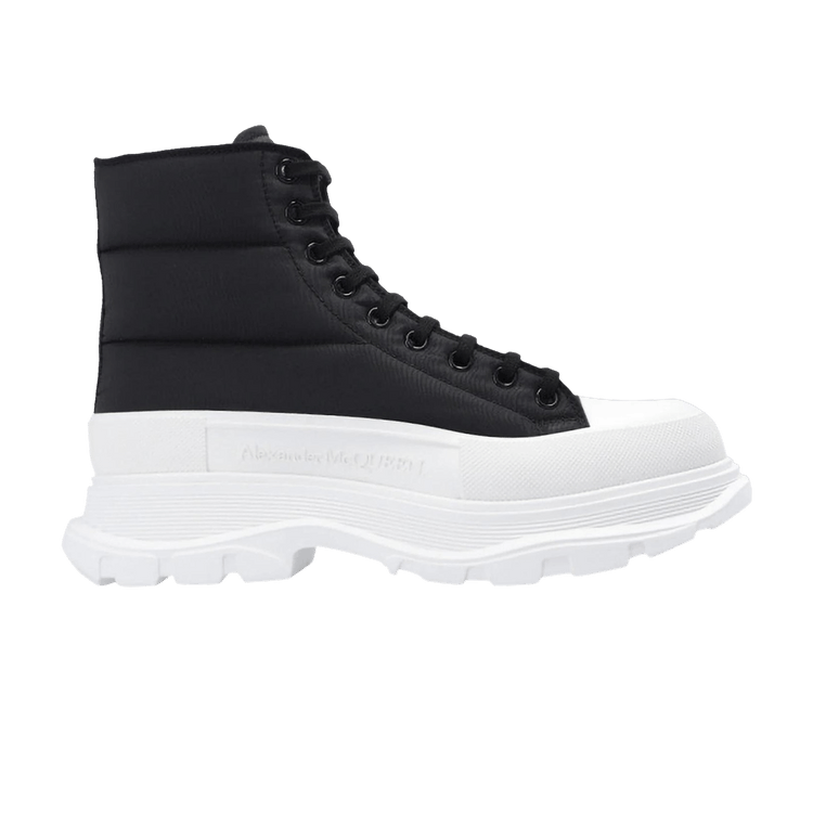 

Кроссовки Alexander McQueen Alexander McQueen Tread Slick Boot 'Black White Nylon', черный