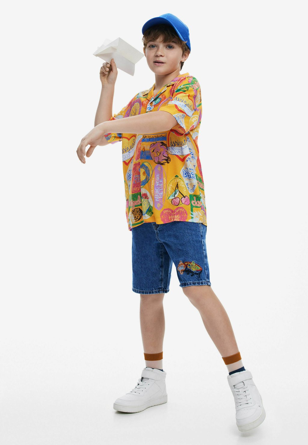 

Рубашка Desigual, оранжевый