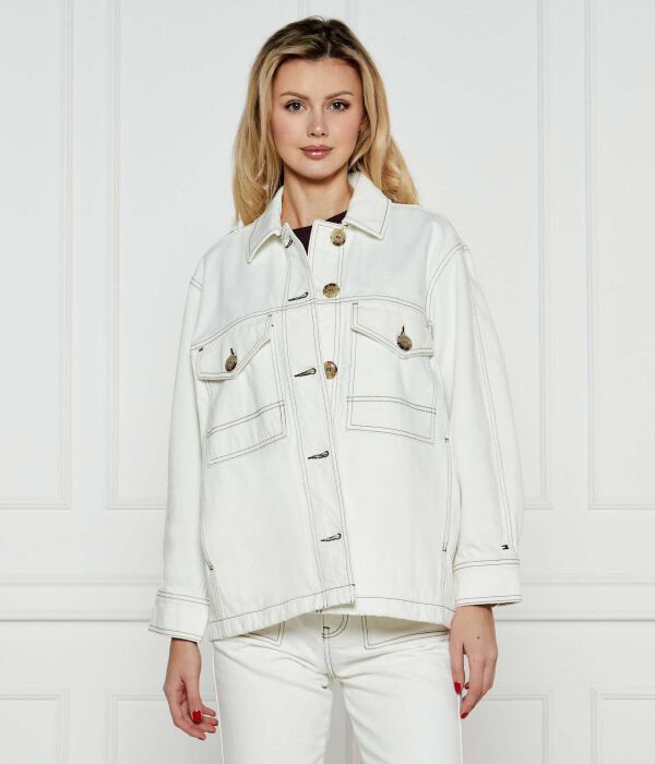 

Джинсовая куртка Oversize fit Tommy Hilfiger, экрю