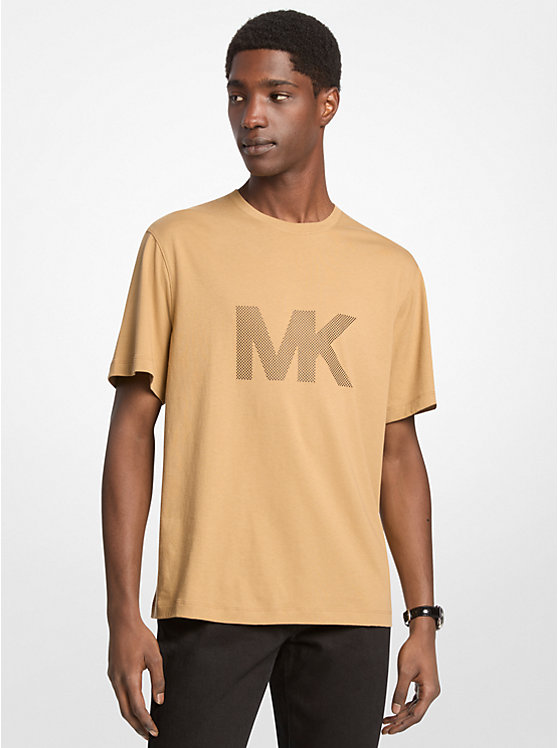 

Хлопковая футболка с принтом Michael Kors, коричневый