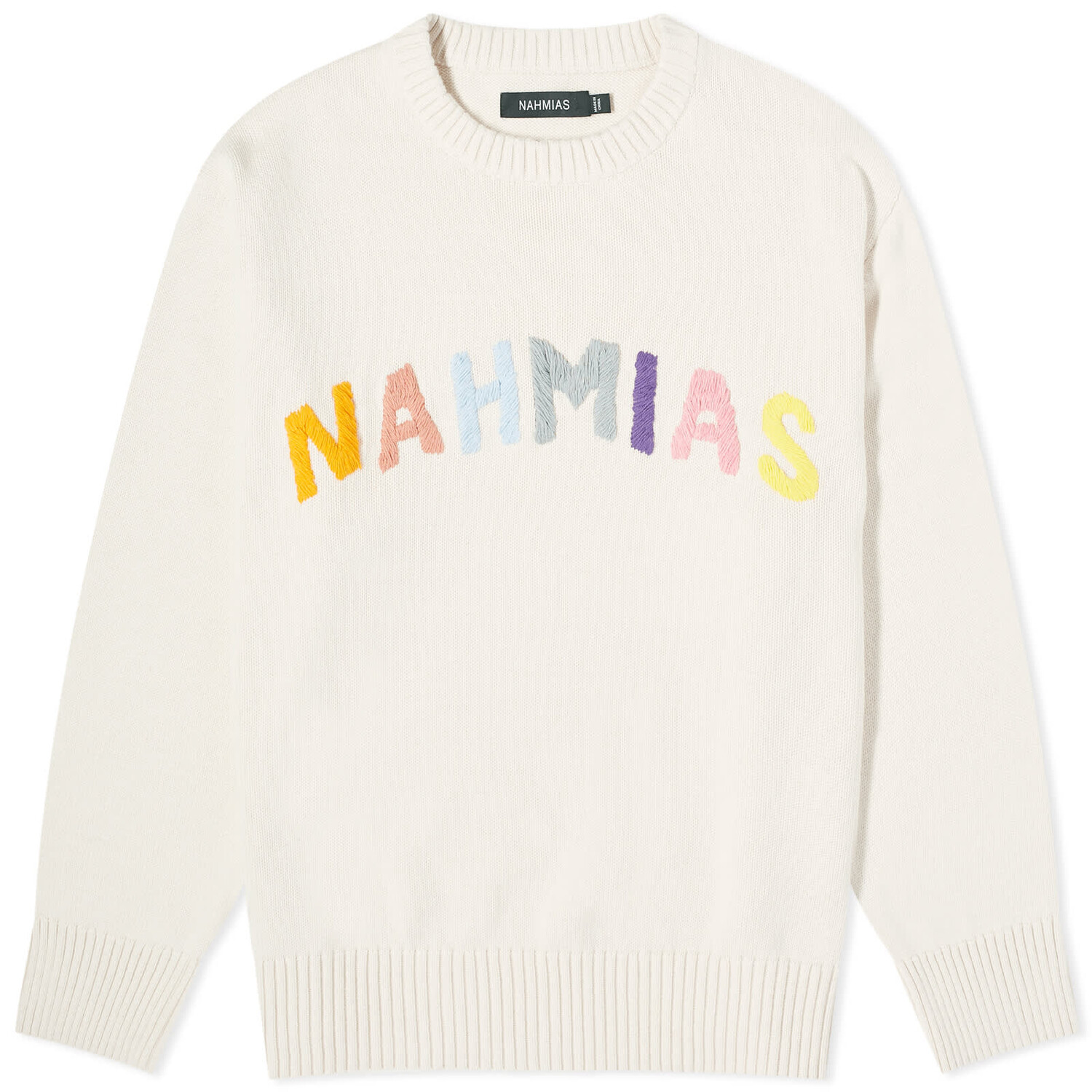 

Джемпер Nahmias Rainbow Intarsia, цвет Sand