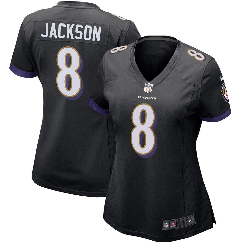 

Женское джерси Nike Lamar Jackson Black Baltimore Ravens Game Джерси, цвет Rav Black