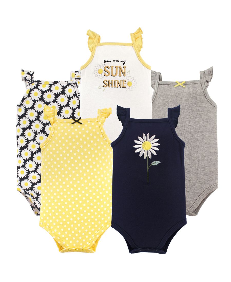 Мягкие хлопковые комбинезоны без рукавов Hudson Baby, Daisy — фото 2