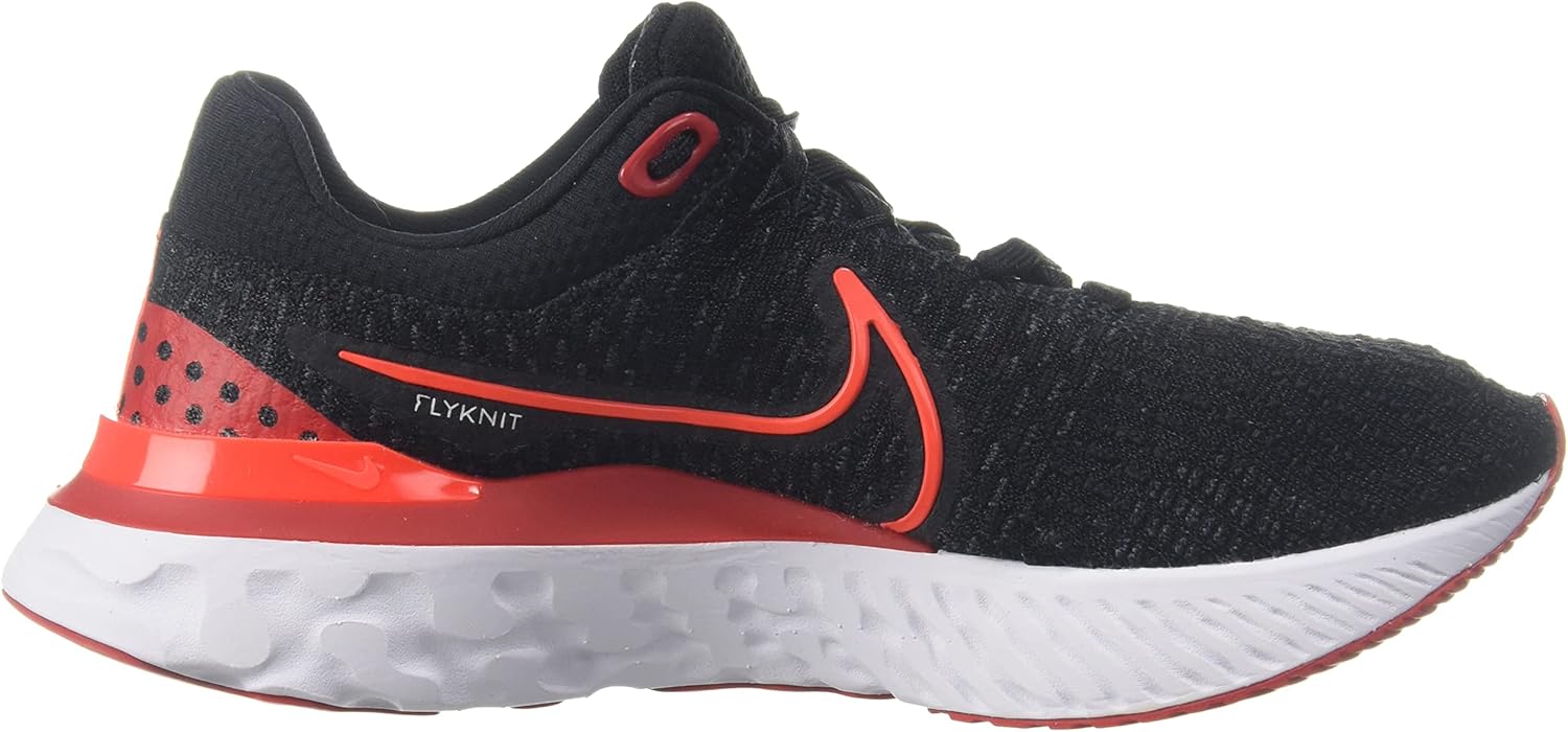 Мужские кроссовки Nike React Infinity Run FK 3, черный/алый — фото 4