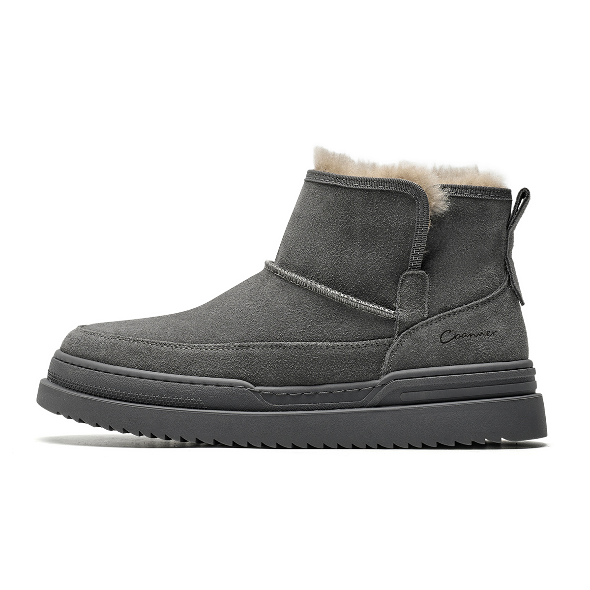

Зимние ботинки 10 см, мужские, серые C°BANNER, Gray (Wool)